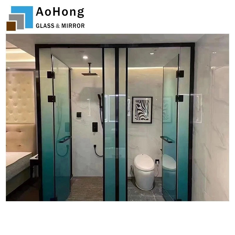 laminated glass shower door